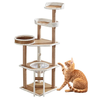 Cat Tree House Scratching Post Condo